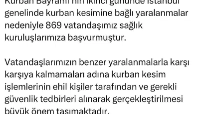 Kurban Bayramı bilançosu ağır oldu: Acemi kasaplar hastanelik etti