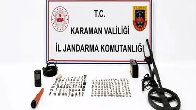 Karaman’da jandarma nefes aldırmadı: Tarihi eser kaçakçılarına ve aranan şahıslara büyük darbe