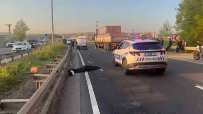 Tekirdağ'da acı son: Bariyerlere çarpan motosikletteki 17 yaşındaki genç kız hayatını kaybetti