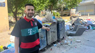 İzmir'de bayram sabahı skandal görüntü: Çocuk parkları çöp dağlarına döndü
