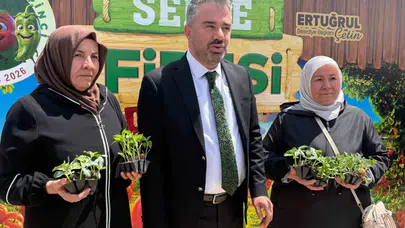 Toprakla bağını koparmayan Pursaklar: Ata tohumu seferberliğinde binlerce fide toprakla buluştu