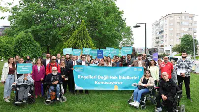 Nilüfer’de engelleri kaldıran yürüyüş: "Asıl mesele yaşamın önümüze koyduğu zorluklar"