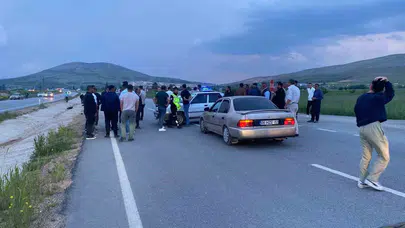 Afşin yolunda acı veda: Motosikletli sürücü kazaya yenik düştü