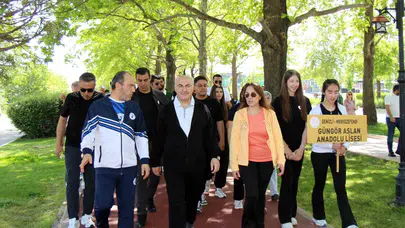 Denizli’de dev adımlar: Sağlıklı bir gelecek için hep birlikte yürüdüler