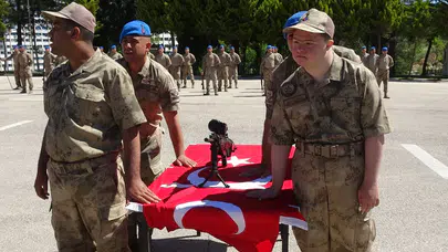 Üniforma giyip yemin ettiler: Kilis’te bir günlük askerlik heyecanı