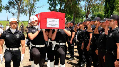 Görevi başında ağır yaralanmıştı: Şehit polis Aydın Üyenarık memleketinde toprağa verildi