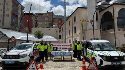 Sason'da trafikte farkındalık seferberliği: Bir kural bir ömür kurtarır