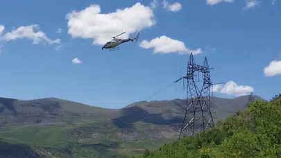 Elektrik kesintisine son: Karakaya Barajı’nda gökyüzünden müdahale dönemi