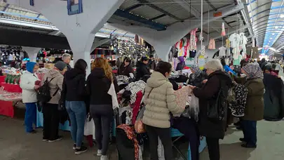 Edirne’de kepenkler yeniden kalktı: Balkan Pazarı heyecanı esnafın yüzünü güldürdü