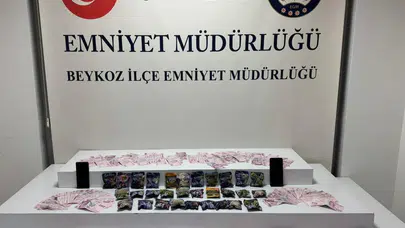 Beykoz’da gece yarısı operasyonu: Narkotik köpeği aracın gizli bölmesini saniyeler içinde deşifre etti