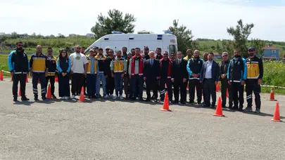 Saniyelerle yarışan hayatlar için direksiyon başında: Sinop’ta ambulans şoförlerine zorlu sınav