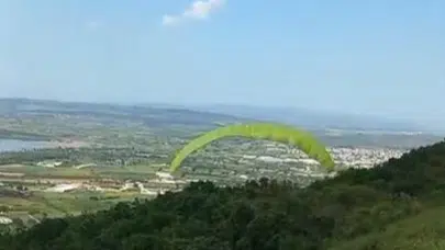 Gökyüzünde kabus dolu anlar: Bursa’da yamaç paraşütü kazası