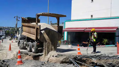 Bodrum'da "5 ayda bitmez" denilen çalışma 10 günde bitti: Esnafın yüzü güldü