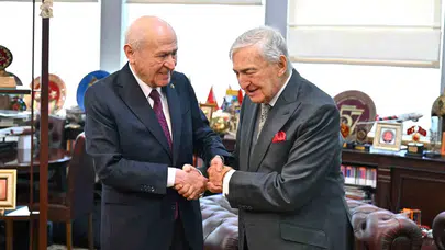 Bahçeli’nin makamında sürpriz buluşma: Koç ailesinden özel davet