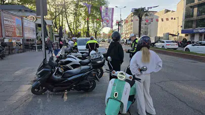 Ereğli sokaklarında sıkı denetim: Motosiklet sürücülerine geçit yok
