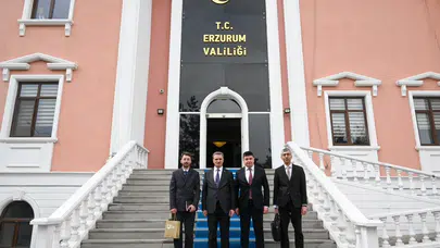 Erzurum'da kritik temas: İki devlet tek millet vurgusuyla masaya oturdular