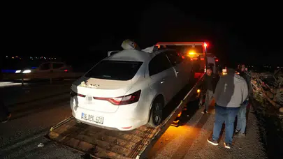 Muş-Bingöl yolunda dehşet anları: Yola fırlayan at faciaya neden oldu