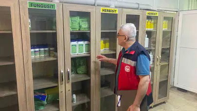 Gediz’de tarımsal üretimde güvenlik mesaisi: Bayiler mercek altına alındı