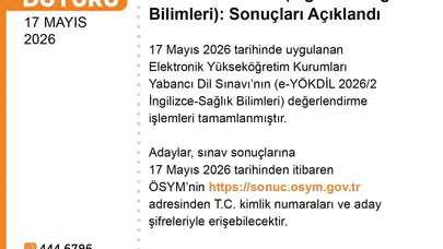 Akademik kariyer hedefleyenlere müjde: e-YÖKDİL sonuçları erişime açıldı