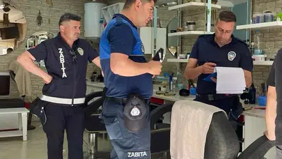Çine’de berber ve kuaförlere sıkı takip: Hijyen ve fiyat tarifesi denetimi
