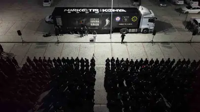 Konya'da şafak vakti zehir tacirlerine dev operasyon: 640 personelle 55 gözaltı