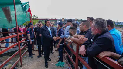 Şehitkamil’de bayram mesaisi: Başkan Yılmaz’dan tartı ve hijyen uyarısı