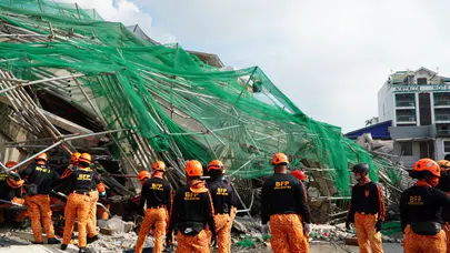 Angeles’ta inşaat faciası: 4 ölü, 17 kişi enkaz altında aranıyor