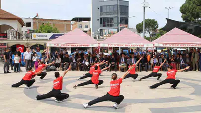 Köşk’te 19 Mayıs ruhu: Gençler meydanları bayram yerine çevirdi