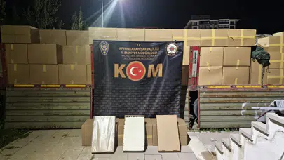 Afyonkarahisar'da dev operasyon: Milyonluk kaçakçılığa geçit yok