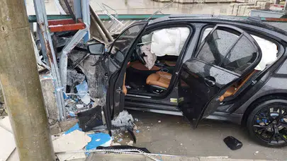 Burdur-Antalya yolunda korkutan kaza: Yağmur kazaya davetiye çıkardı
