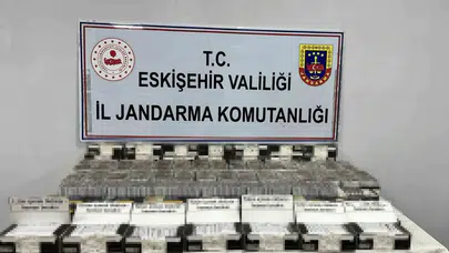 Eskişehir'de kaçak tütün operasyonu: Binlerce makaron ele geçirildi