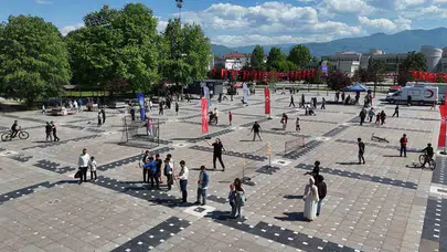 Düzce’de 19 Mayıs coşkusu: Anıtpark dev bir spor sahasına dönüştü