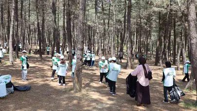 İstanbul ormanlarında büyük temizlik: 3 bin 850 kilo atıkla yangın riski azaltıldı