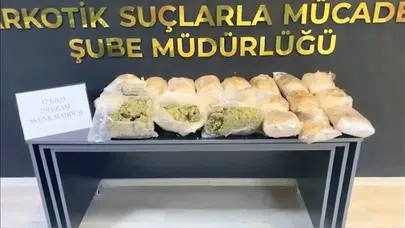 Osmaniye’de zehir tacirlerine geçit yok: Bavul dolusu skunk ile yakalandı