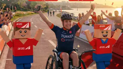 Koşamayanlar için dev buluşma: Aras Kargo iyilik hareketine güç katıyor