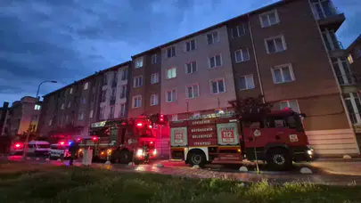 Mutfaktaki tehlike ucuz atlatıldı: Apartman dairesinde korku dolu anlar