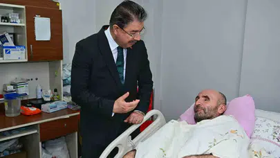 Geyik saldırısı hayatını karartmıştı: Vali Yılmaz'dan duygulandıran ev ziyareti