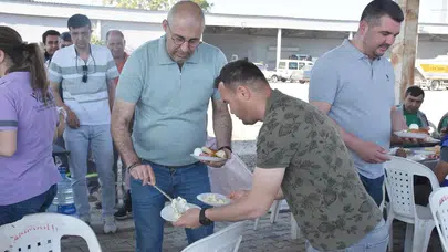 Germencik'te bayram mesaisi öncesi moral kahvaltısı: Başkan Zencirci'den saha ekiplerine tam not