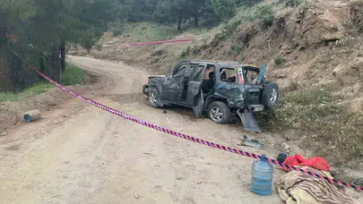 Aydın'da feci kaza: Uçuruma yuvarlanan araçtan acı haber geldi
