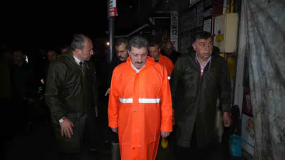Samsun’da kabusu yaşadılar: Hacı Osman Deresi taştı, Havza’da hayat durma noktasına geldi