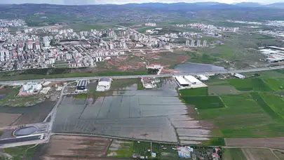 Sivas'ta şaşırtan manzara: Hububat tarlası göle döndü