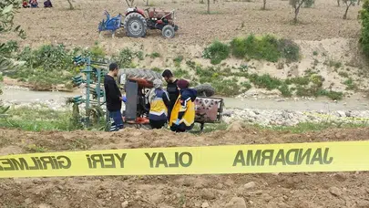 Tarlada acı veda: Traktörün altında kalan çiftçi hayatını kaybetti