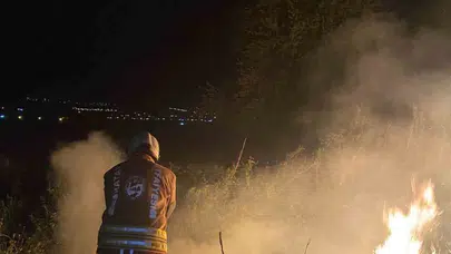 Kırıkhan’da korkutan alevler: İtfaiye faciayı önledi