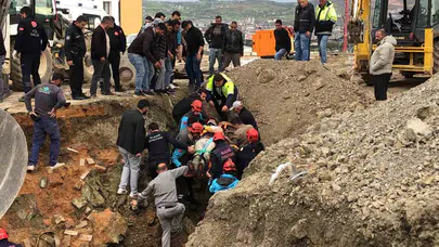 Elazığ’da korku dolu anlar: Göçük altında kalan işçiyi kurtarmak için zamana karşı yarışıldı
