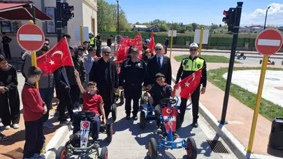 Geleceğin sürücüleri Bafra'da yetişiyor: Trafik bilinci uygulamalı derslerle aşılandı