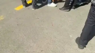 Siirt'te sabah trafiğinde korku dolu anlar: Motosikletli sürücü yola savruldu