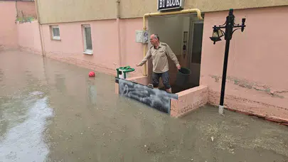 Karabük’te 20 dakikalık kabus: Şehir sular altında kaldı