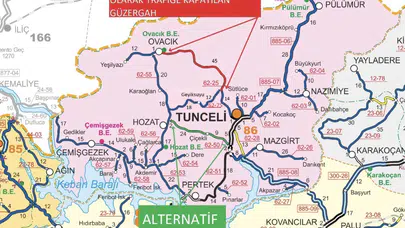 Tunceli-Ovacık yolunu kullanacaklar dikkat: Ulaşım günlerce aksayacak