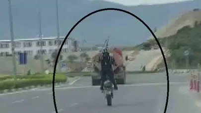 Hatay’da trafiği tehlikeye atan şovun faturası ağır oldu: 8 saniyelik adrenalin 69 bin liraya mal oldu
