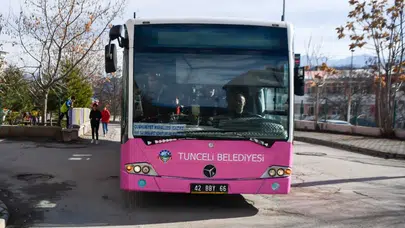 Tunceli’de bayram müjdesi: Ulaşım dört gün boyunca tamamen ücretsiz